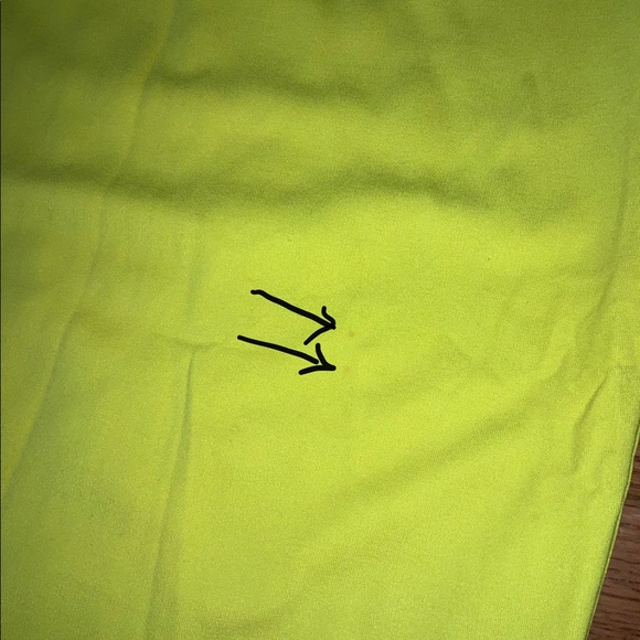 π McQ Alexander McQueen NWOT Lime Green Bodycon Contour Skirt Small π - Picture 3 of 12